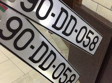 Avtomobil qeydiyyat nişanı "90-DD-058"