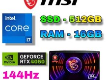 MSI DRAGON I7 RTX 4050 Gaming