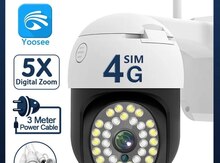 4G Sim kartlı PTZ 360° kamera 