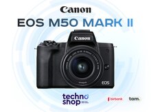 Fotoaparat "Canon EOS M50 Mark II + kit 15-45 mm IS STM"