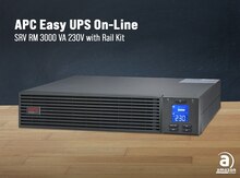 APC Easy UPS On-Line SRV RM 3000 VA 230V with Rail Kit SRV3KRIRK
