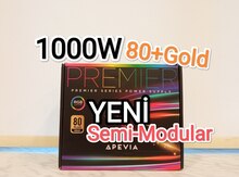 Apevia 1000W RGB 80+Gold Semi-Modular