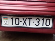 Avtomobil qeydiyyat nişanı - 10-XT-310 