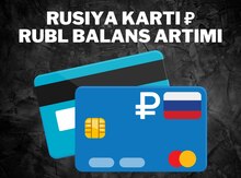 Rusiya kart balans artımı