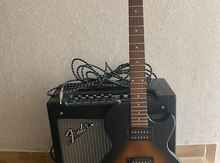 Elektro gitara və amplifer