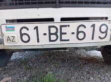 Avtomobil qeydiyyat nişanı - 61-BE-619