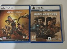 PS5 oyunları "Mortal kombat 11, Uncharted"