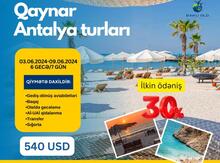 Antalya turu 9 iyun