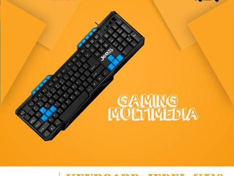 "Jedel K518" USB Klaviatura  Multimedia