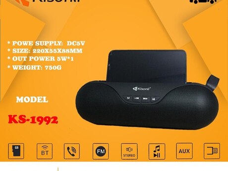 "Kisonli Ks-1992" radio bluetooth dinamik "Kisonli Ks-1992" radio bluetooth dinamik