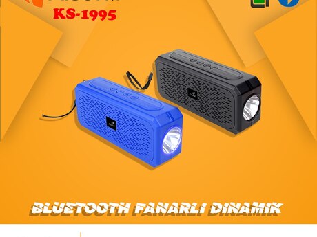 "Kisonli Ks-1995" fənərli radio bluetooth dinamik "Kisonli Ks-1995" fənərli radio bluetooth dinamik