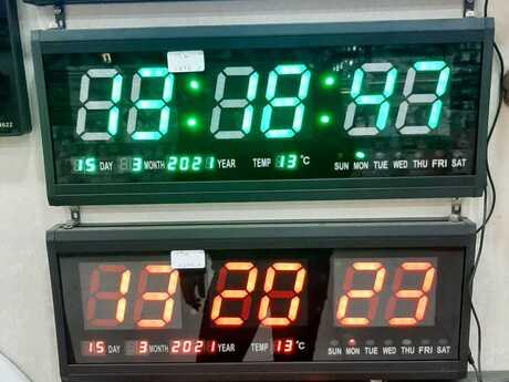 Led lövhəli elektron saat "FH74"