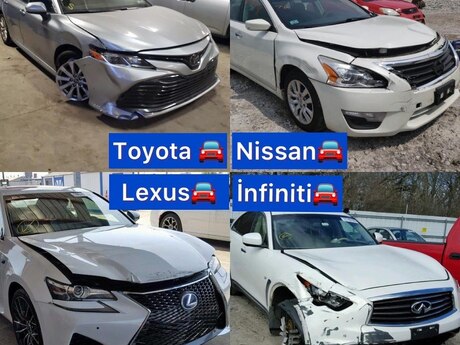 "Lexus, İnfiniti, Toyota, Nissan" ehtiyat hissələri