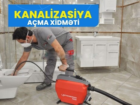 Kanalizasiya xətlərinin təmizlənməsi