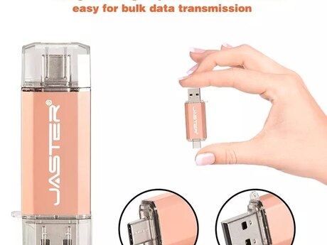 "USB 3 in 1" flaş kartları 32GB, 64GB 