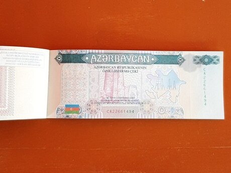 Özəlləşdirmə payı və çeki