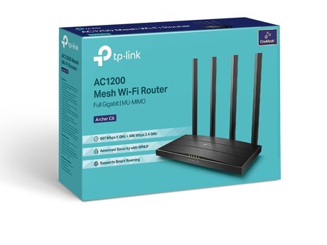 Router “TP-Link Mesh Archer C6 AC1200 Wireless MU-MIMO Gigabit"