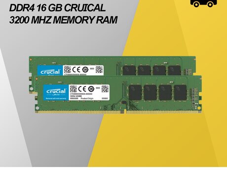 Cruical DDR4 16GB 3200 Mhz PC RAM
