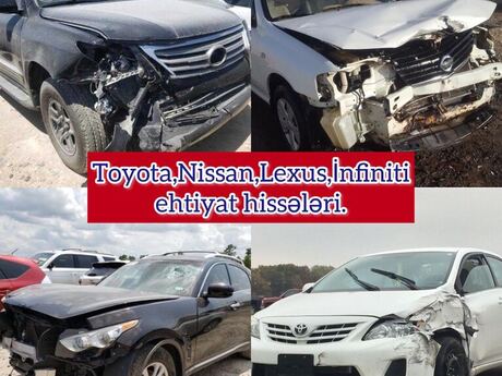 "Toyota/Lexus/Nissan/İnfiniti" ehtiyat hissələri