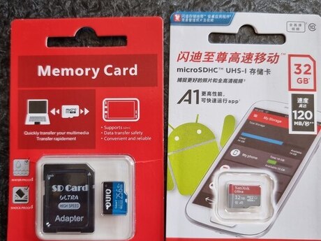 Micro card 32GB -256GB