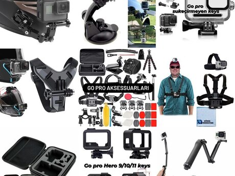 "Go Pro" aksion kamera aksessuarları "Go Pro" aksion kamera aksessuarları