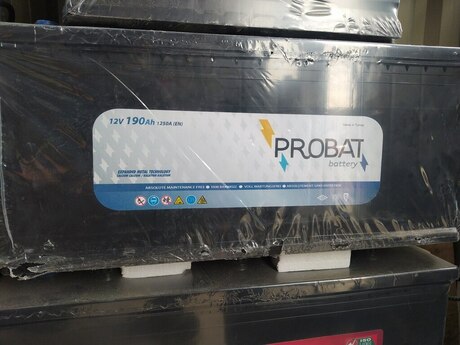 "Probat 12 v 190 ah" akkumulyator 