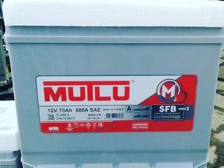 "Mutlu 12 v 70 ah " akkumulyatoru 