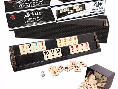 Okey oyunu "Star-Rummy Set Black Pearl" Okey oyunu "Star-Rummy Set Black Pearl"