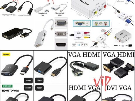 Mini DisplayPort to HDMI DVI VGA konverter