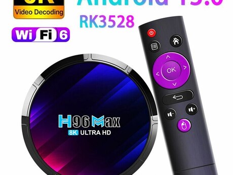 TV Box H96MAX 4RAM 32GB Android 13 8K 5G