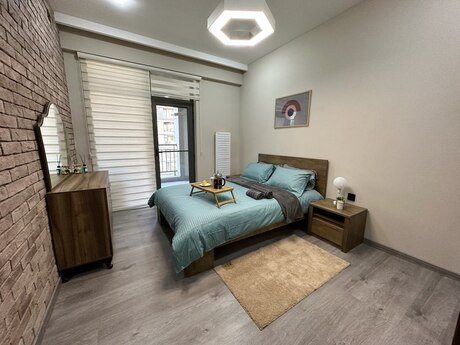 2-otaqlı yeni tikili kirayə verilir, Nəsimi r. 9, 45 m²