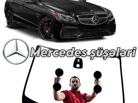 "Mercedes" ön şüşələri 
