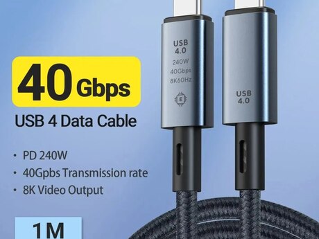 "Thunderbolt 4 8K 60Hz" kabeli