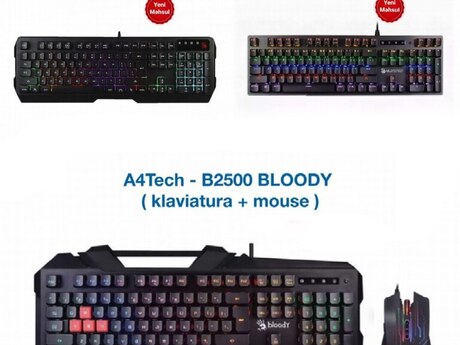 Oyun klaviaturası "A4tech Bloody" Oyun klaviaturası "A4tech Bloody"