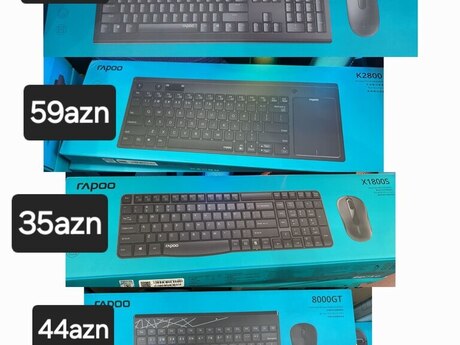 Klaviatura və kompüter siçanı "Rapoo"