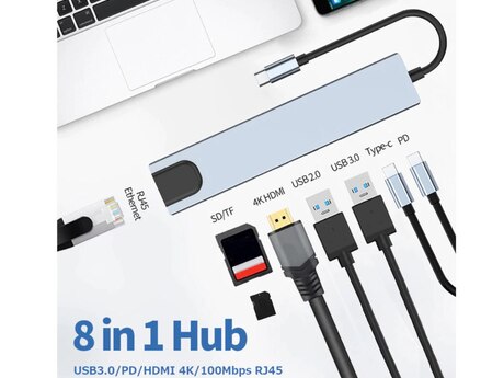 TypeC 4K Hub 8in1 TypeC 4K Hub 8in1