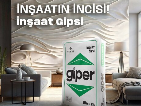 "Giper" inşaat gipsi 