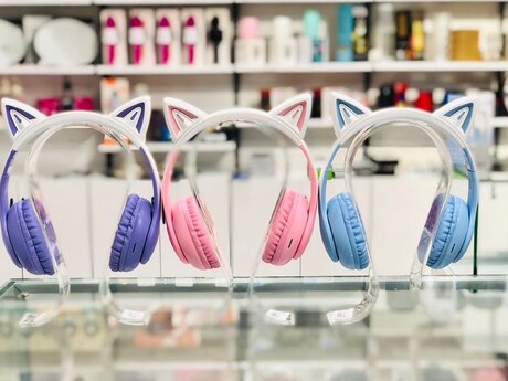 "Hoco W42 Cat Ear" bluetooth qulaqlıq