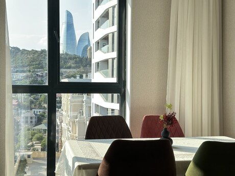 2-otaqlı yeni tikili kirayə verilir, Xanlar küç., 78 m²