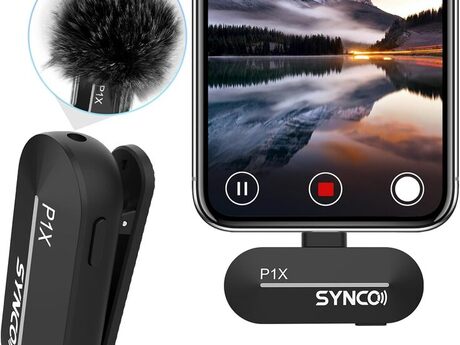 “Synco P1X T” telefon üçün simsiz yaxa mikrofonu (Type-C, 1 nəfərlik)