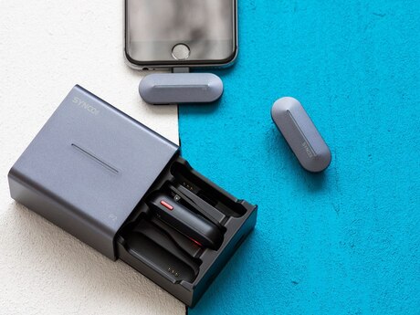 Telefon üçün simsiz yaxa mikrofonları