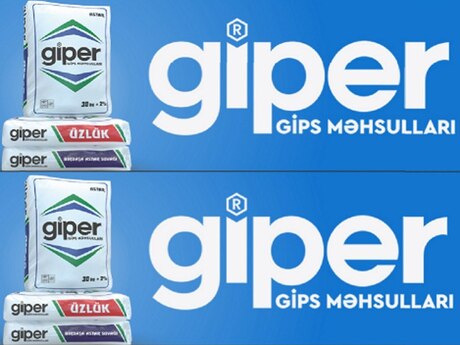 "Giper" gips məhsulları 