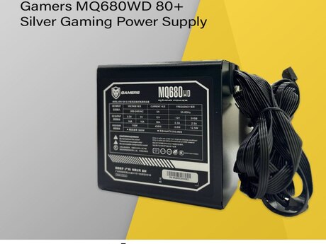 Gamers MQ680WD 80+ Silver Gaming Power Supply