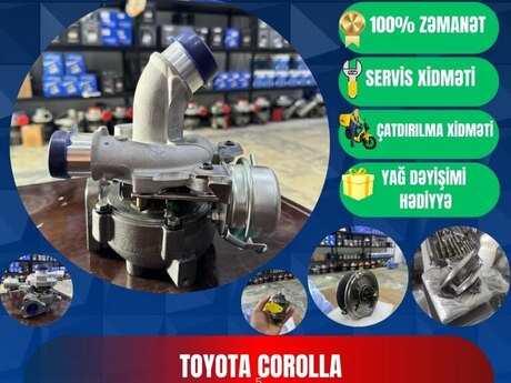 "Toyota Corolla 1.4" turbosu və kartrici