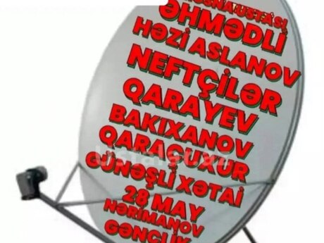 Peyk anten quraşdırılması