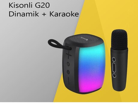Bluetooth dinamik "Kisonli G20 Speaker + Karaoke" Bluetooth dinamik "Kisonli G20 Speaker + Karaoke"