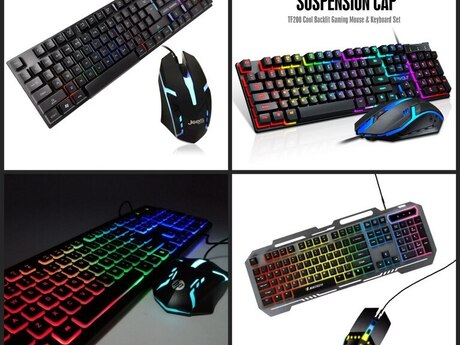 RGB oyun klaviatura və siçan dəsti