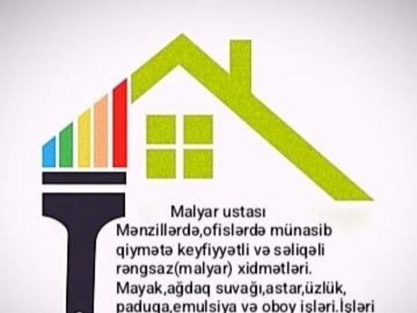Rəngsaz işi axtarıram Rəngsaz işi axtarıram