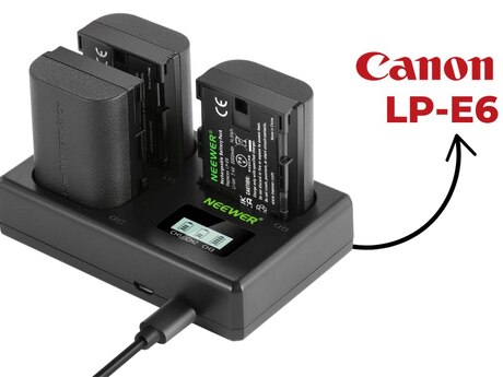 "Neewer" LP-E6 batareya və adapter dəsti