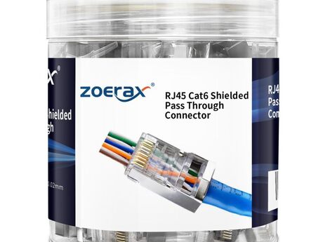 Zoerax Cat6 Rj45 jack (24-26 AWG) Zoerax Cat6 Rj45 jack (24-26 AWG)